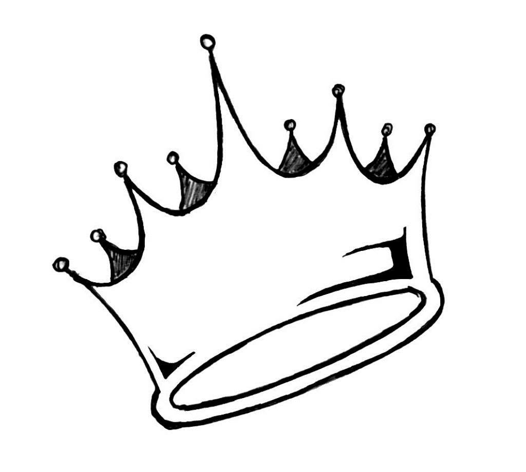 How draw crown.