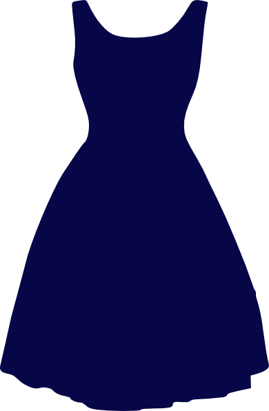 Blue dress clip.