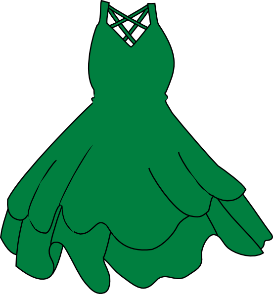 Green Dress Clip Art at Clker