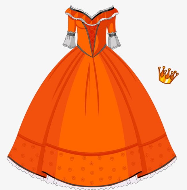 Cute Princess Dress PNG, Clipart, Crown, Cute Clipart, Dress