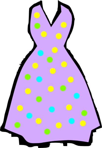 Purple Dress Clip Art at Clker