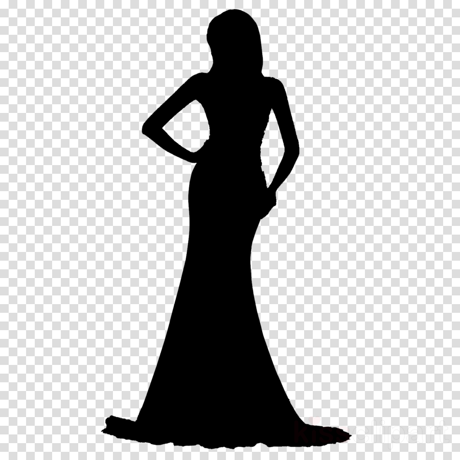 Woman clipart gown.