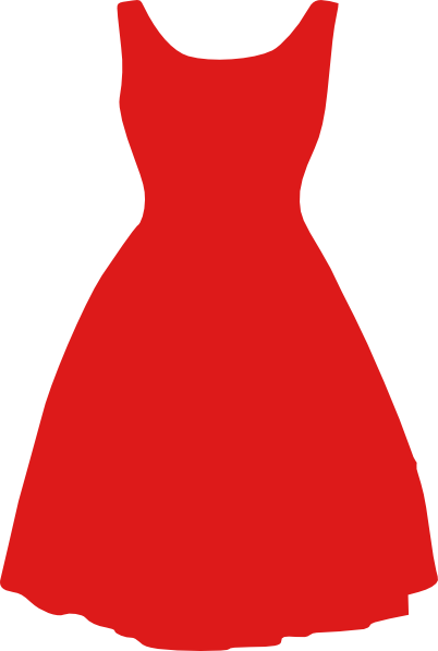 Dress red clipart.