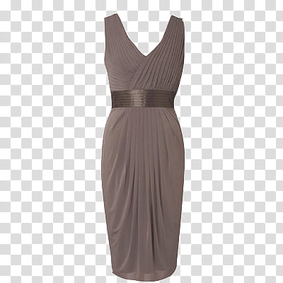 CLOTHING, gray sleeveless dress transparent background PNG