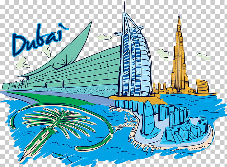 Burj Al Arab Dubai , city PNG clipart