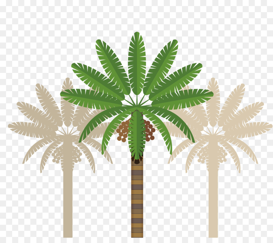 Cartoon palm tree.