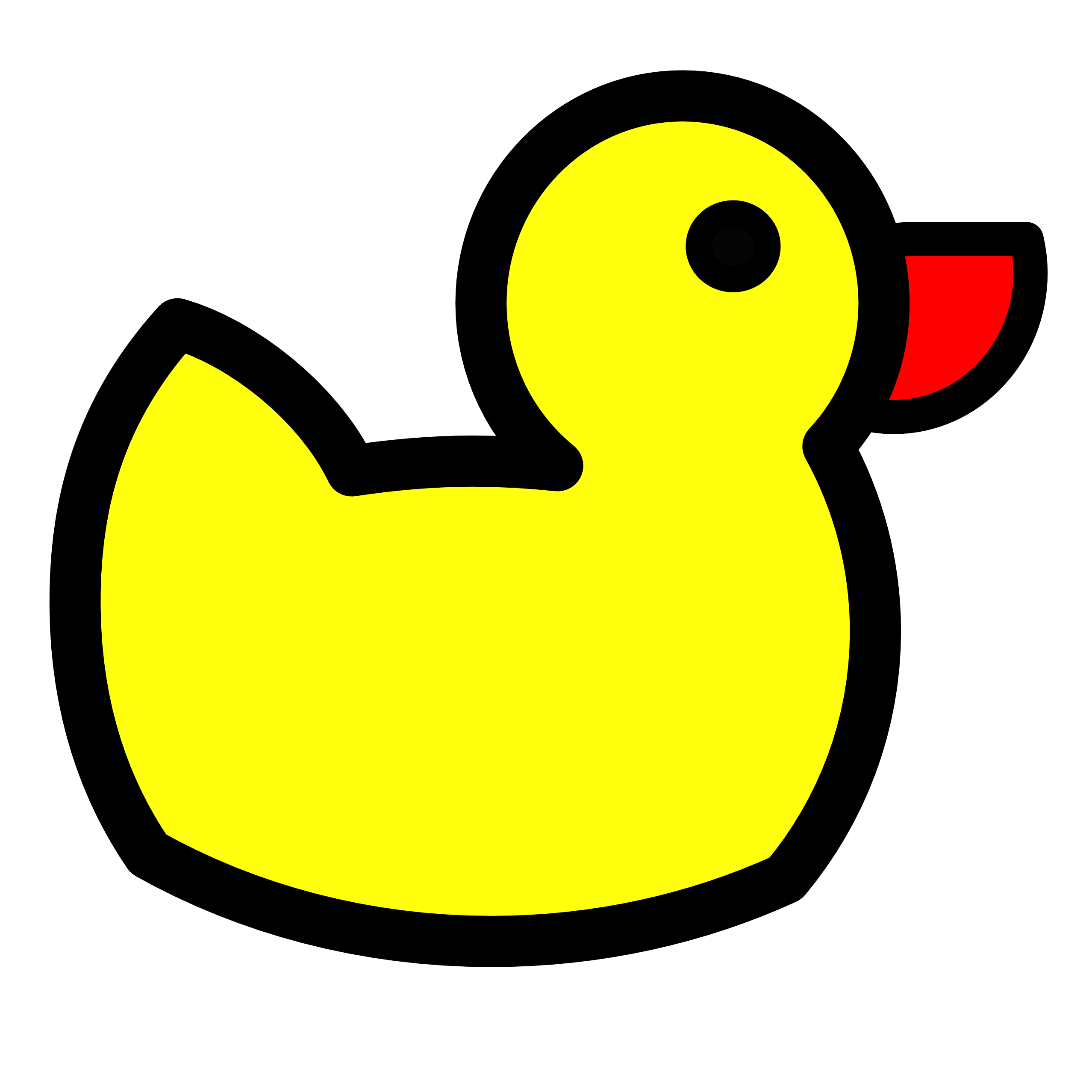 Duck clipart black and white, Duck black and white