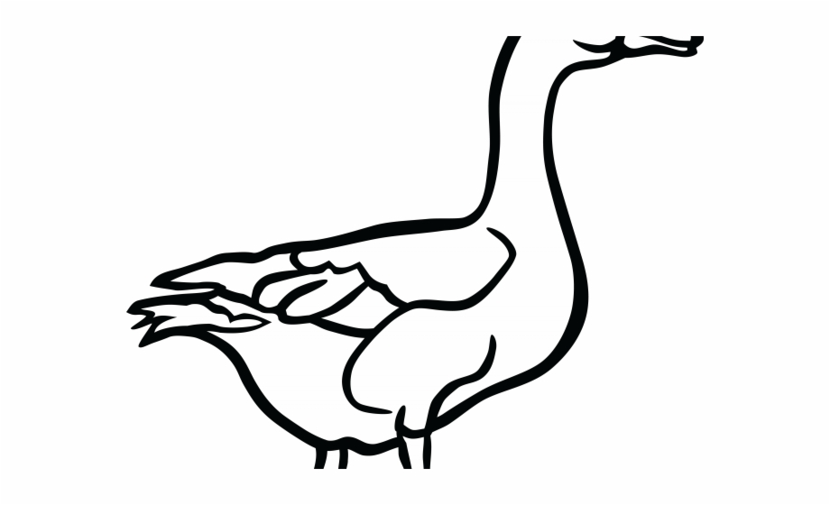 Duckling Clipart Black And White