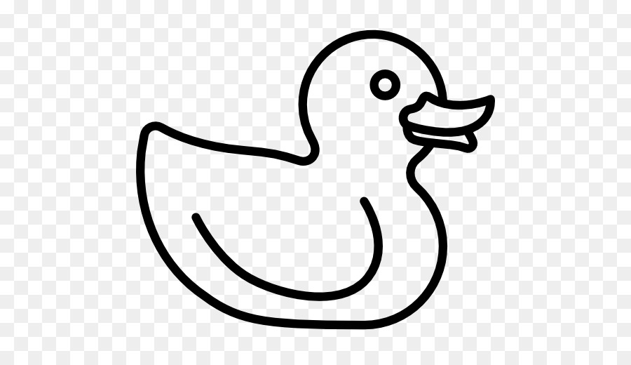 duck clipart black and white rubber