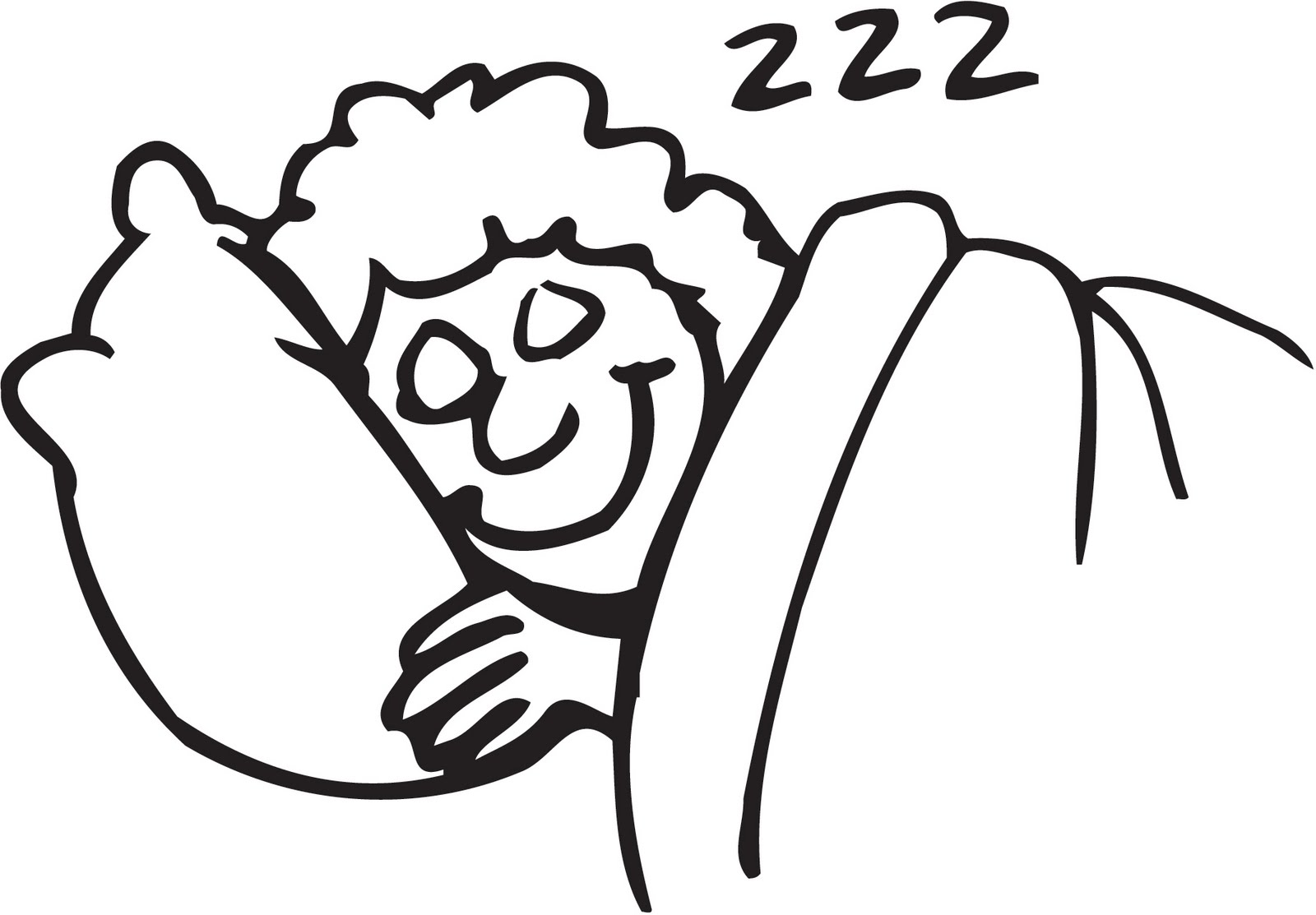 Bed Clipart Black And White