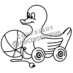 Toys Clipart Black And White