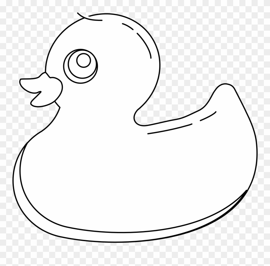 Rubber Ducky Clipart Outline