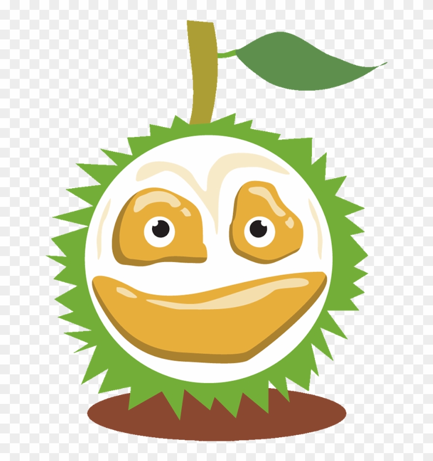 Durian clipart happy.