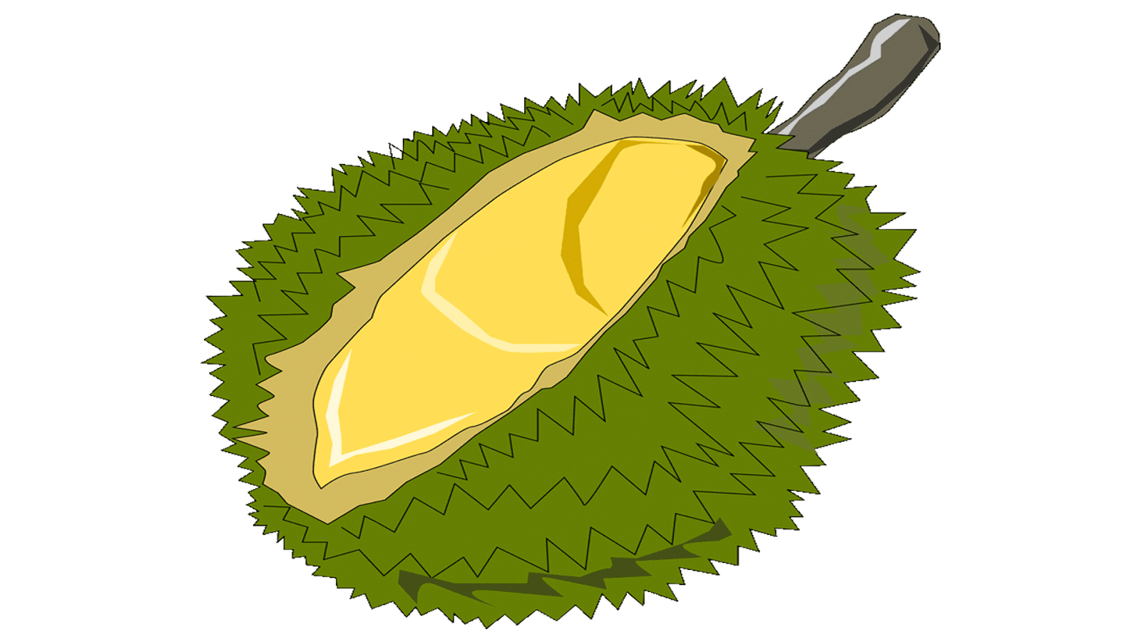 Lemon clipart durian fruit, Lemon durian fruit Transparent