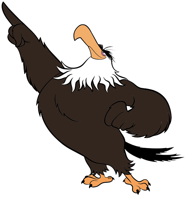 Eagles clipart angry.