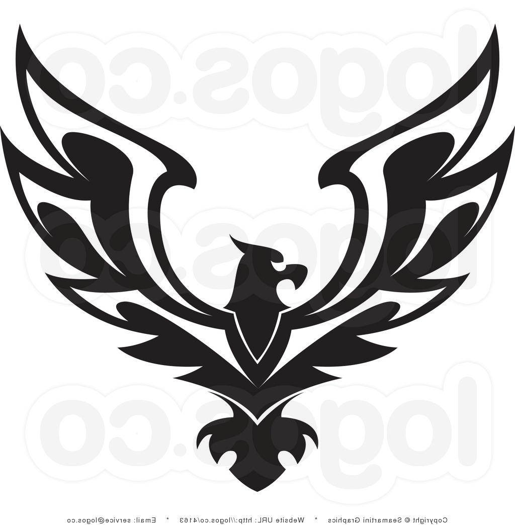 Best American Eagle Clip Art Black And White Vector Photos