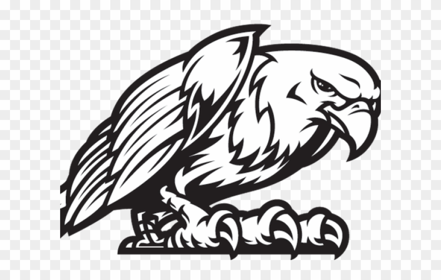 Black Eagle Clipart Eagle Mascot