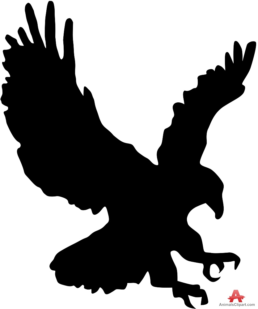 Free eagle silhouette.