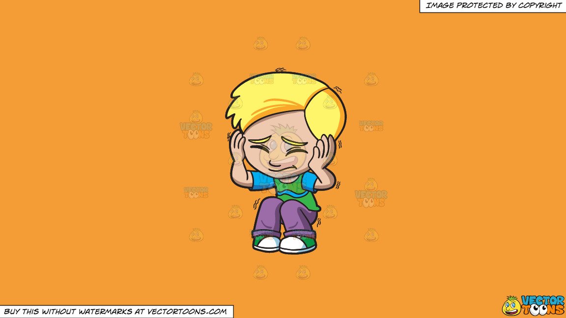 Clipart scared boy.