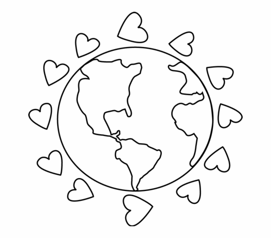 Earth Clipart Black And White