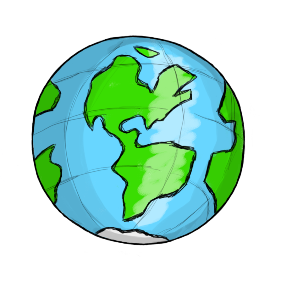 Globe earth clipart.