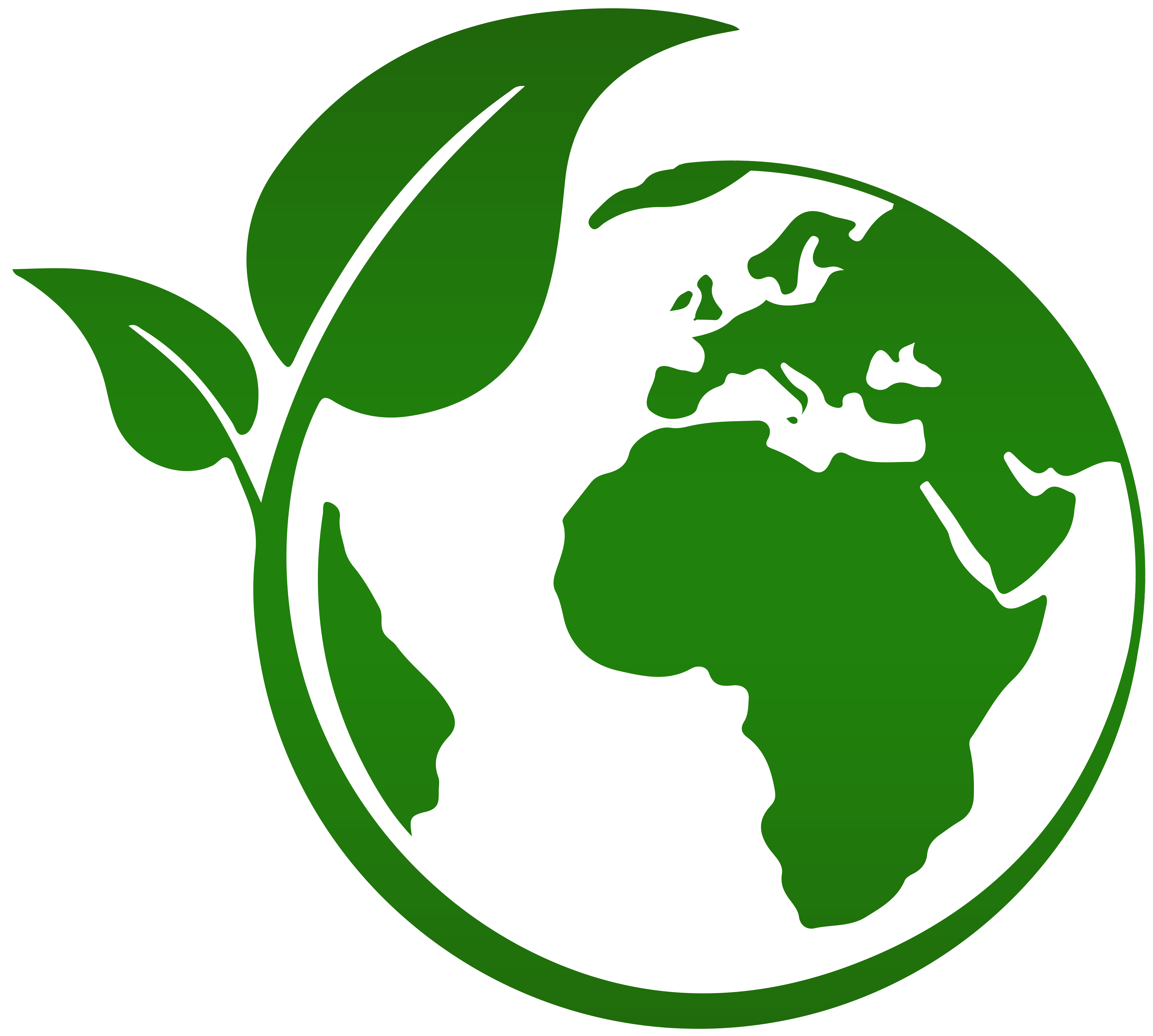 Green Leaf Earth PNG Clipart