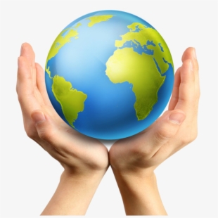 Earth hand png.