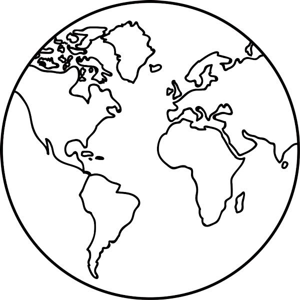 Earth outline png.