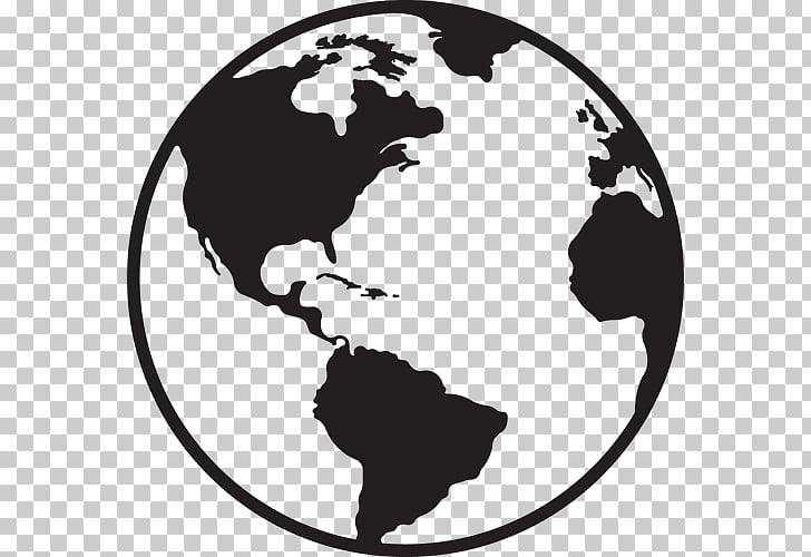 Globe World map, Lovable s, silhouette earth PNG clipart
