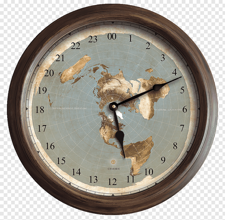 Flat Earth Earth clock