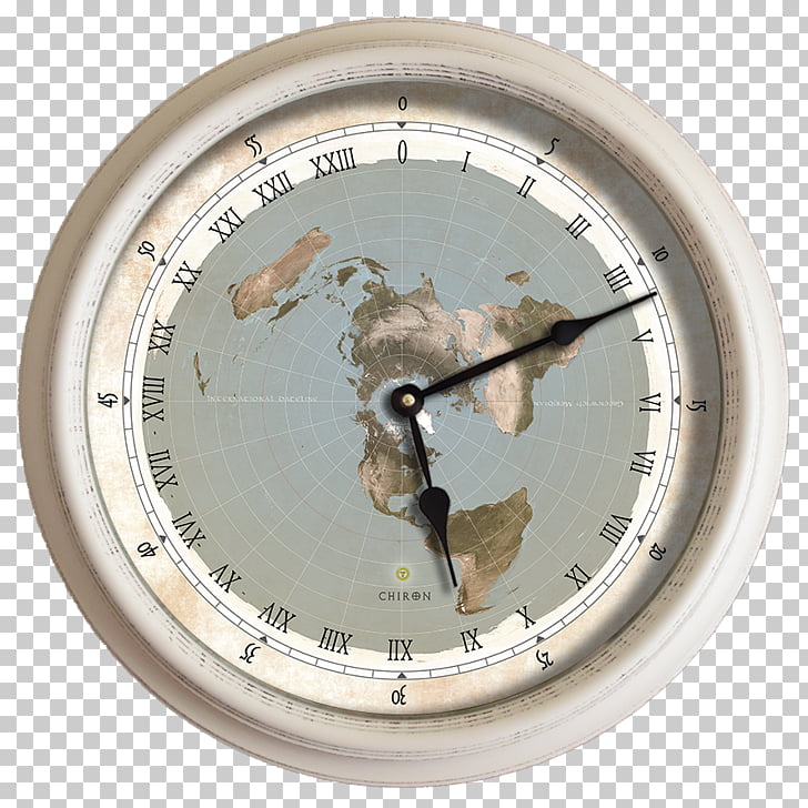 Flat Earth Earth clock