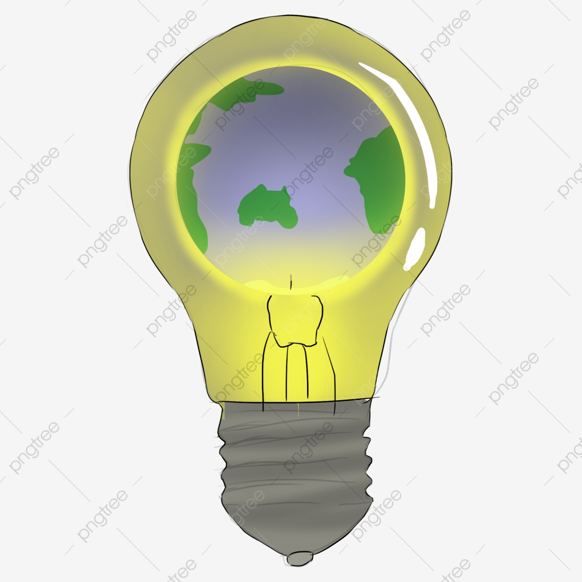 Yellow earth clipart.