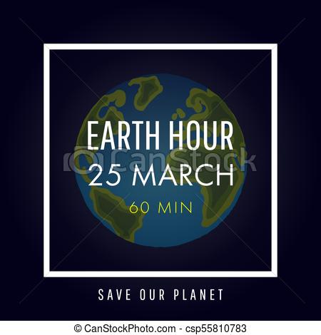 Illustration of Earth hour
