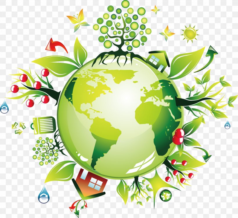 Earth green environmentally.