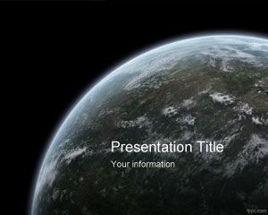 Free WWF Earth Hour PowerPoint Template is a free background theme