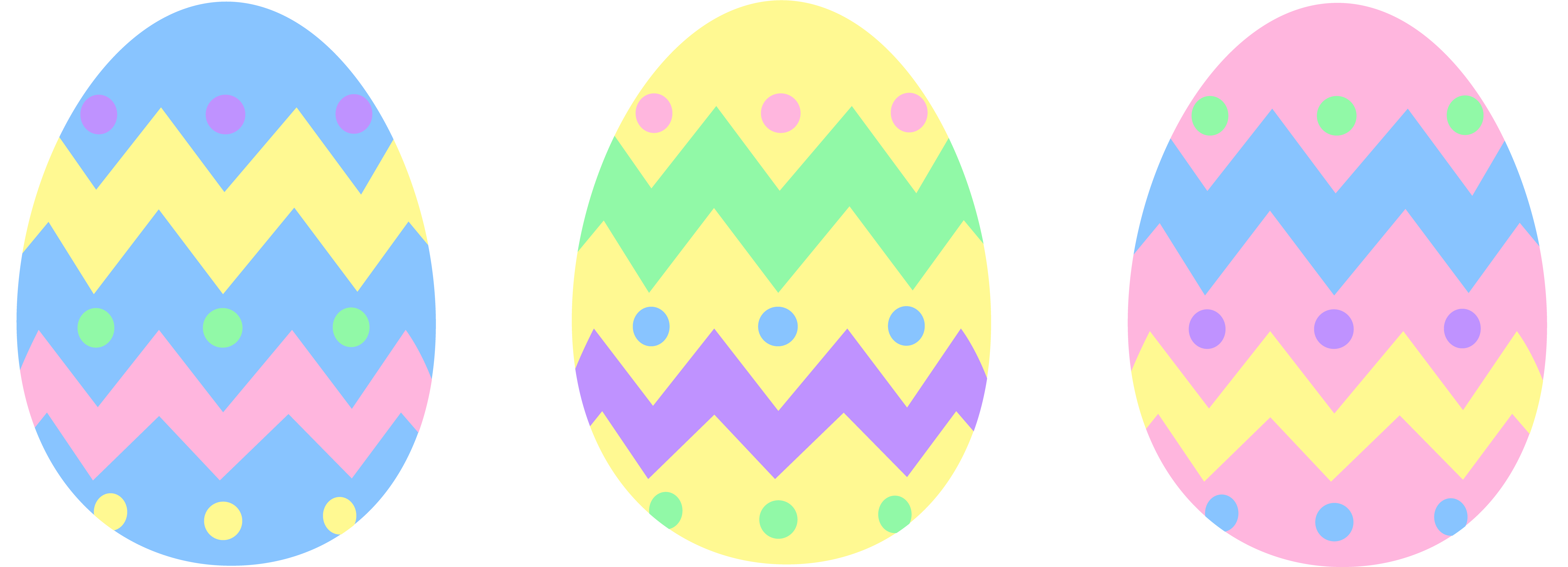 Easter clipart pastel.