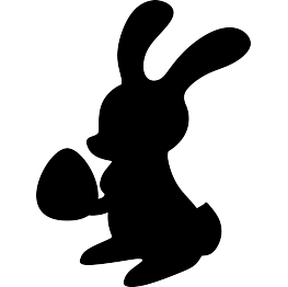 easter clipart silhouette