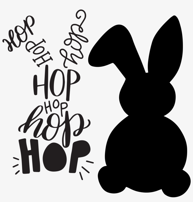 Download Free png Easter Bunny Silhouette Png Graphic