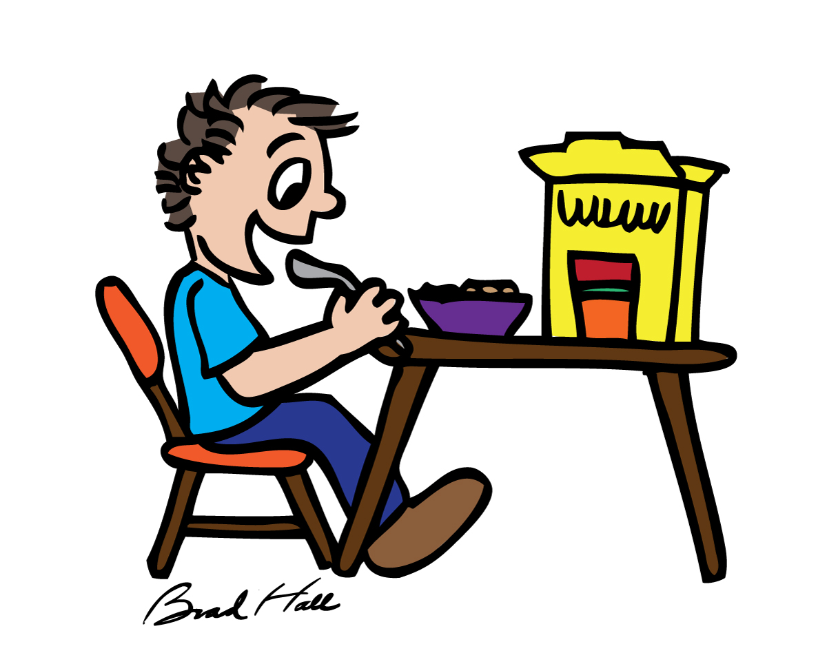 Free Cartoon Pictures Of People Eating, Download Free Clip