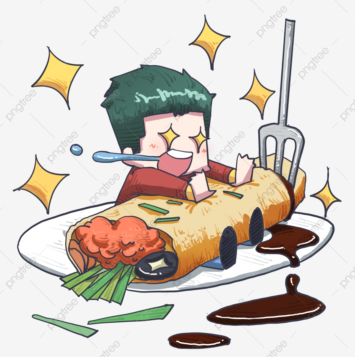 eating clipart delicious
