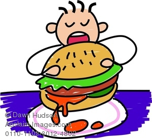 Hungry clipart eating.