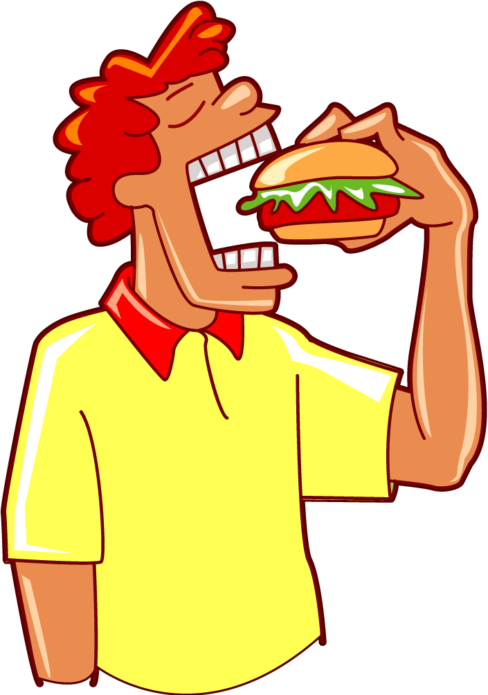 Clipart mouth eating.