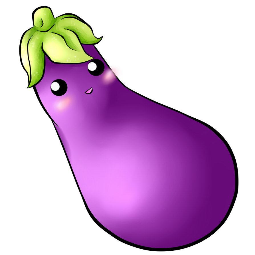 Kawaii Eggplant by ChloeIsABunny on DeviantArt
