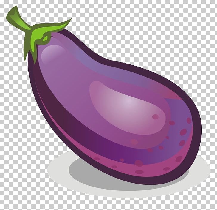 Eggplant cartoon vegetable.