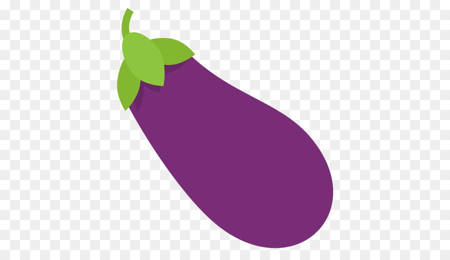 Eggplant emoji clipart.