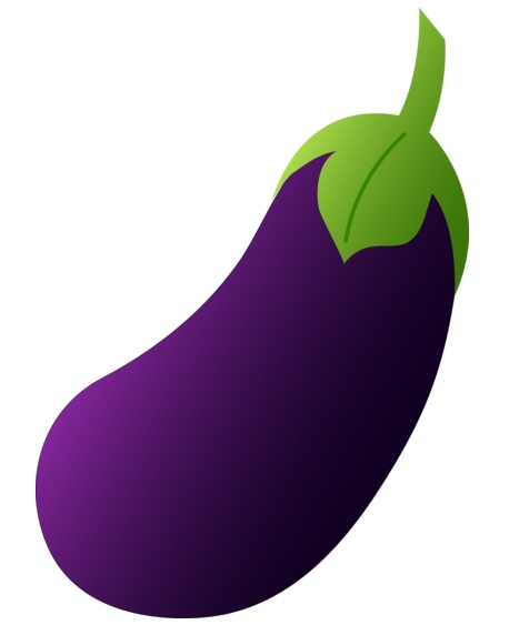 Eggplant clipart free.