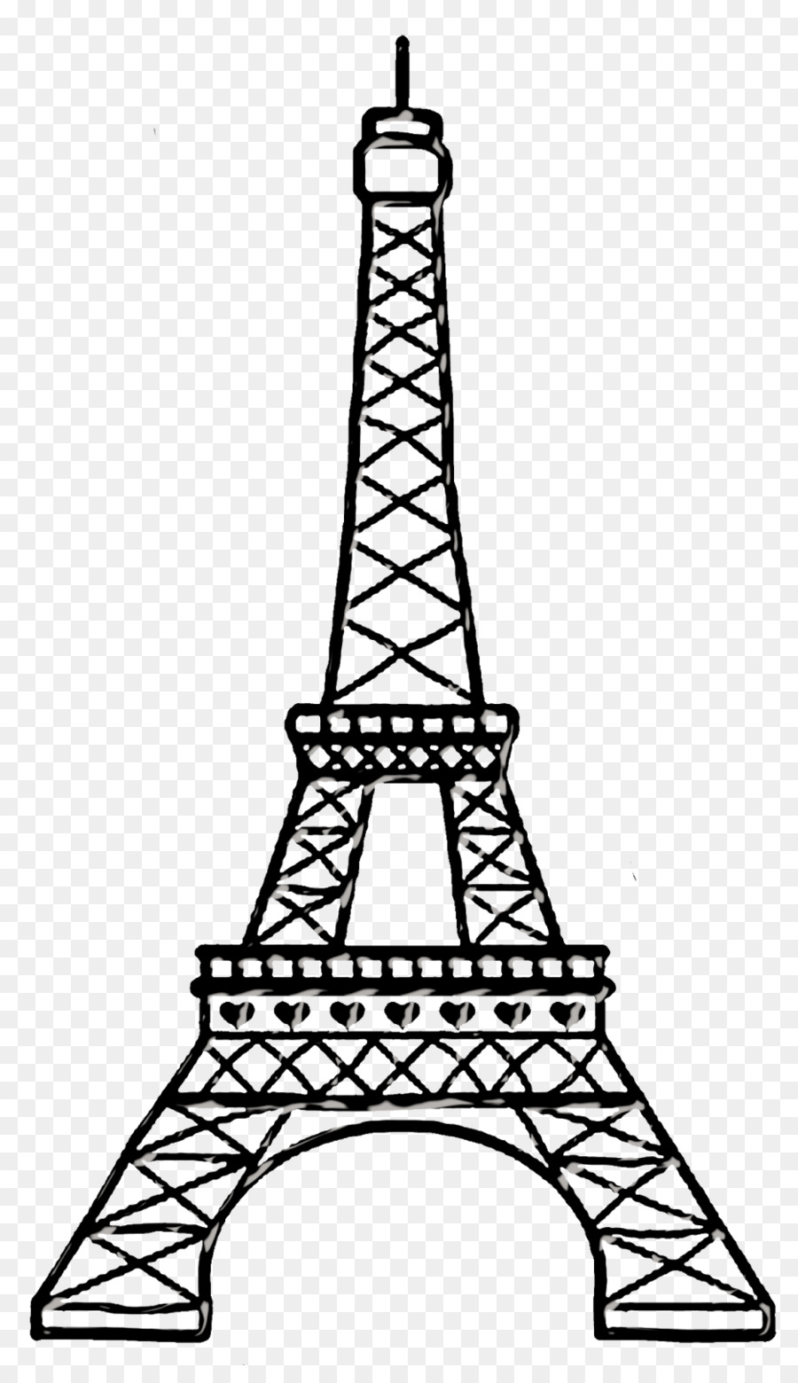Eiffel tower drawing.