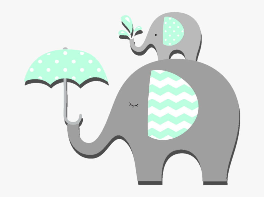 Baby shower elephant.