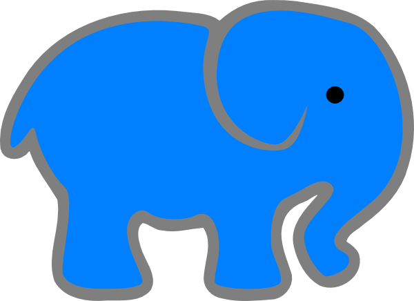 Free blue elephant.