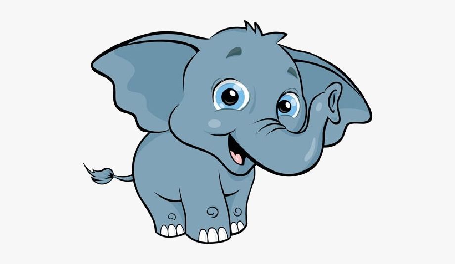 Baby elephant clipart.